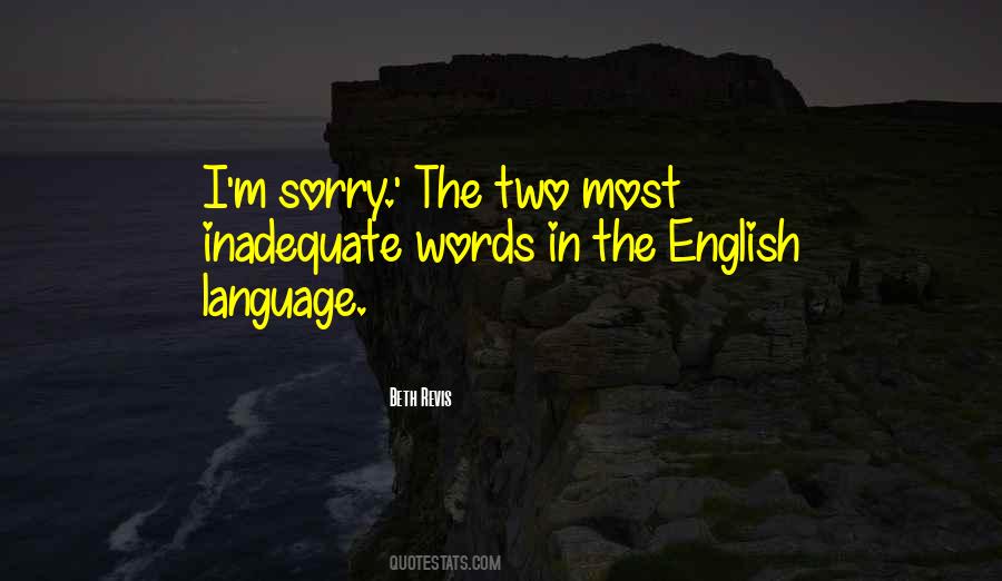 Quotes On M Sorry #1221187