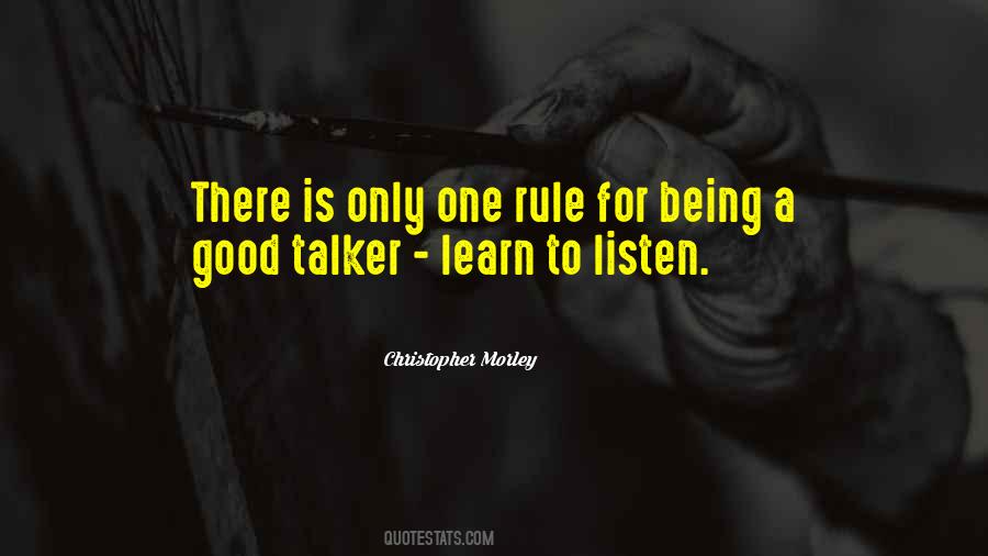 Good Talker Quotes #53851