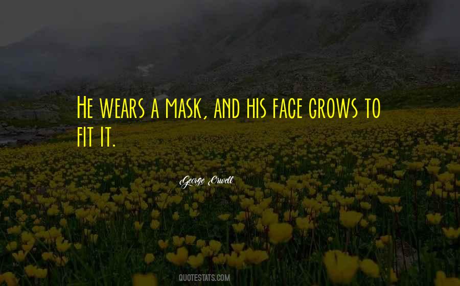 Mask Face Quotes #352400