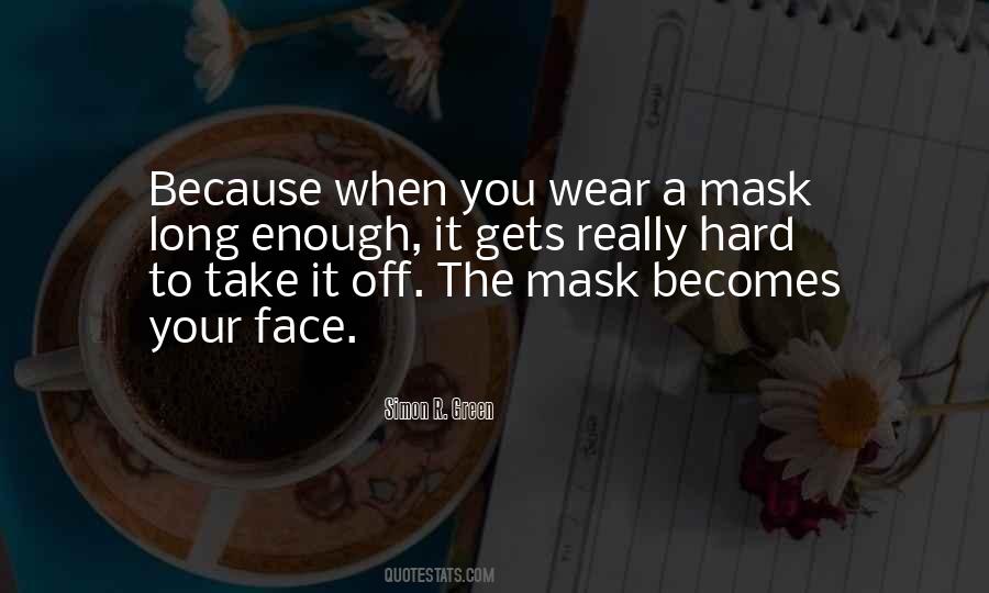 Mask Face Quotes #773565