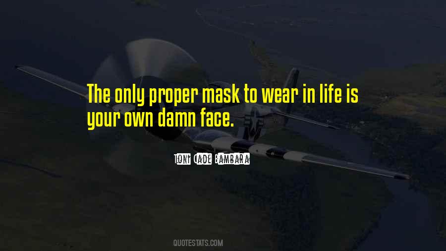 Mask Face Quotes #958310