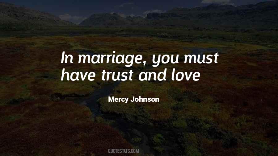 Quotes On Marriage Trust #1184754