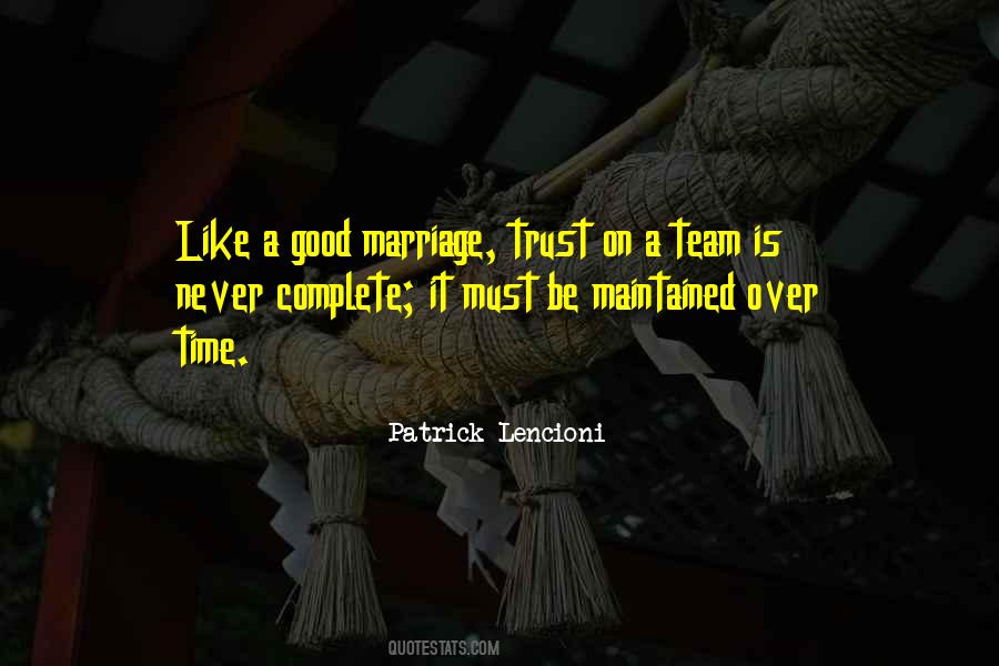 Quotes On Marriage Trust #366635
