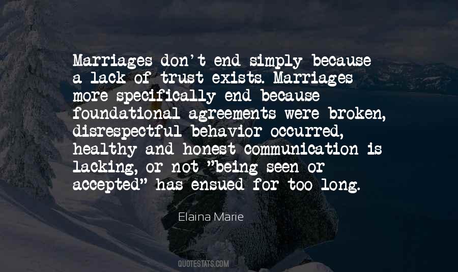 Quotes On Marriage Trust #686452