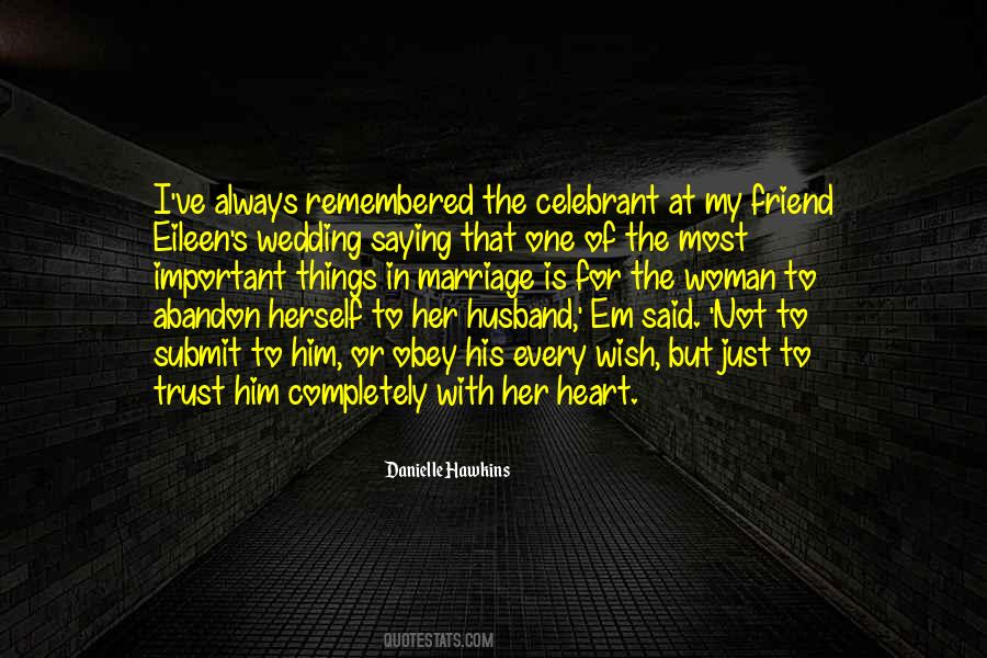 Quotes On Marriage Trust #72997