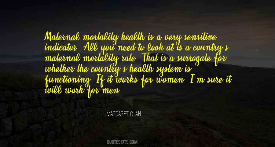 Quotes On Maternal Mortality Rate #517999