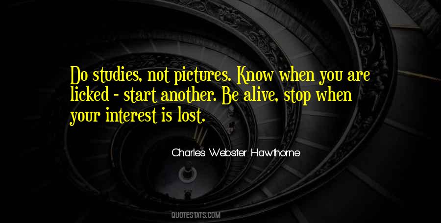 Lost Interest Quotes #1765456