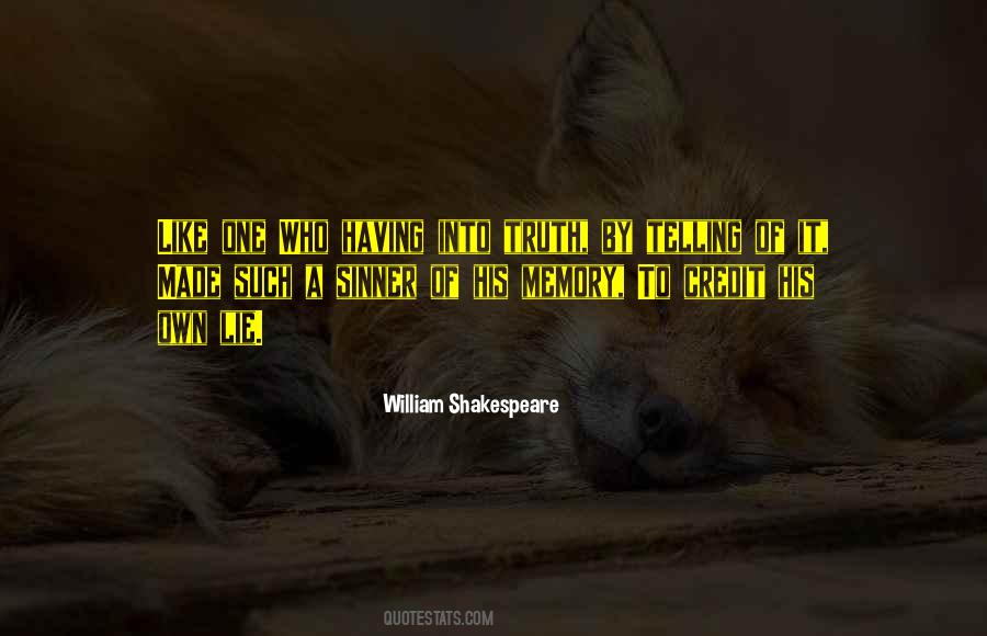 Quotes On Memories By Shakespeare #506150