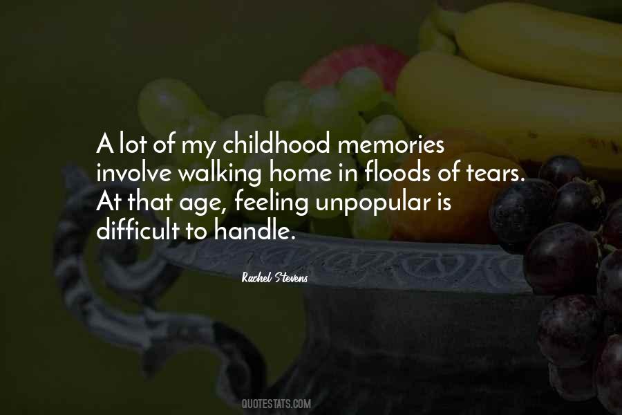 Quotes On Memories Of Childhood #1279511