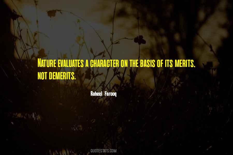 Quotes On Merits And Demerits #1170875