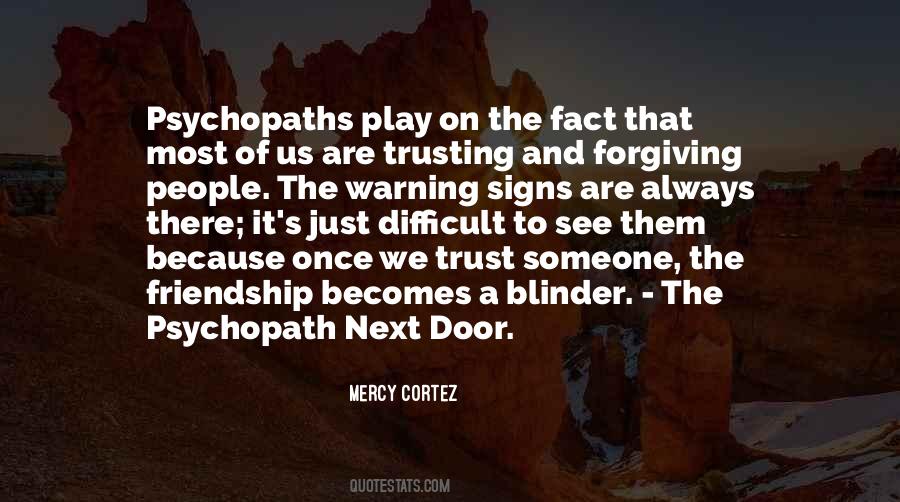 Quotes About Not Trusting People #837180