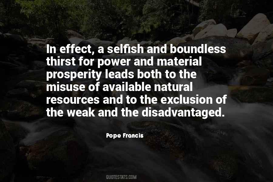 Quotes On Misuse Of Natural Resources #613274