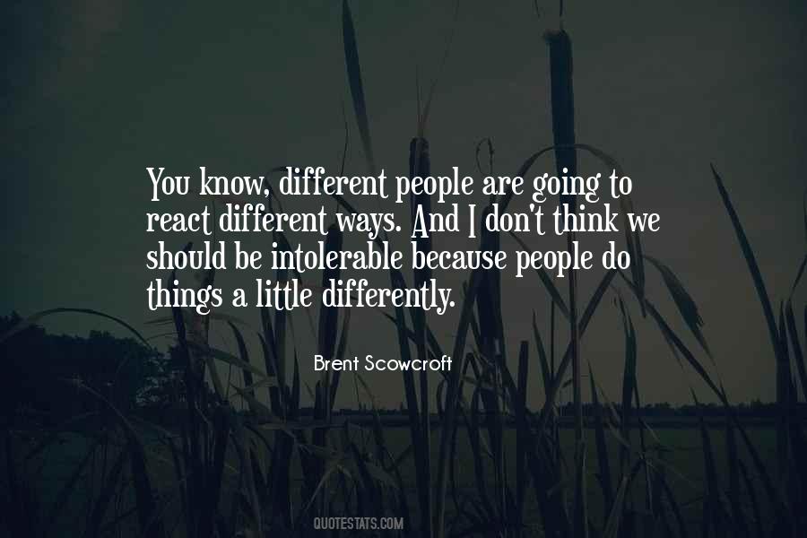I Think Differently Quotes #255846