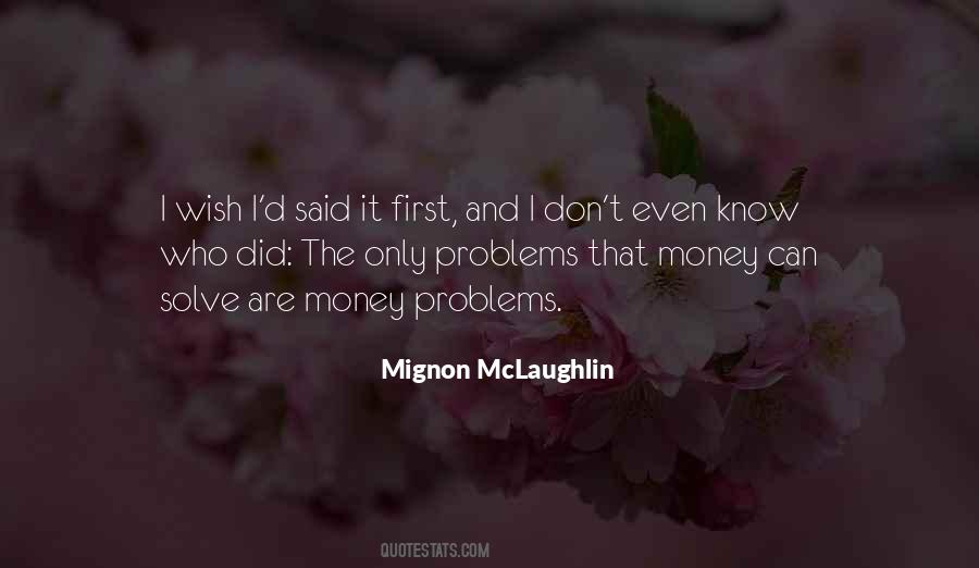 Quotes On Money Problems #1195264