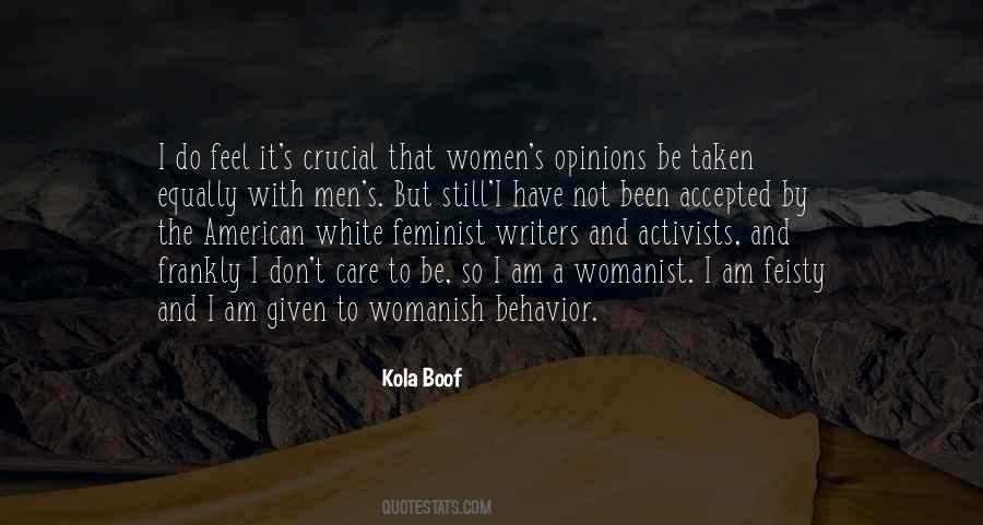 Feminist Writers Quotes #359228