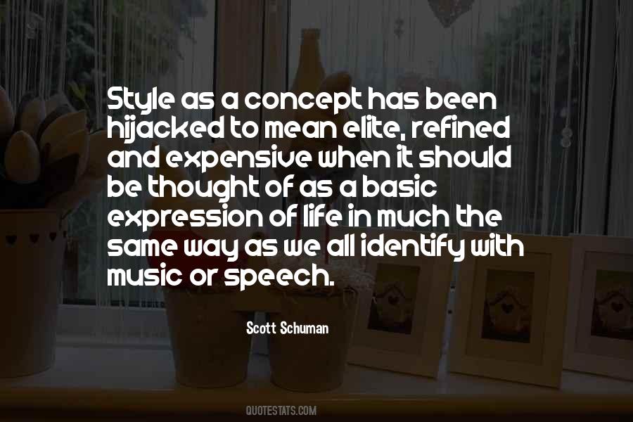 Quotes On Music And Style #1225483