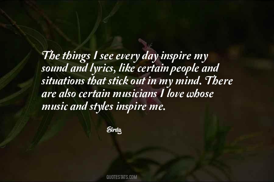 Quotes On Music And Style #50493