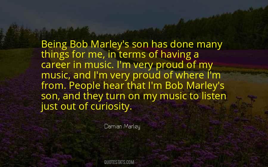 Quotes On Music Bob Marley #482175