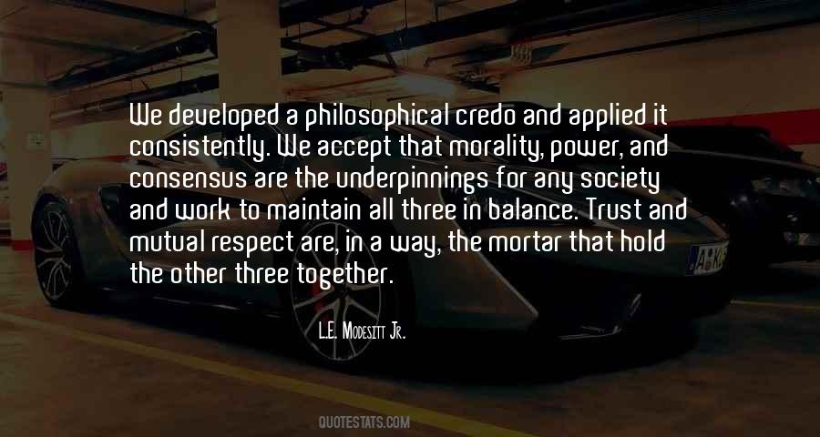 Quotes On Mutual Trust And Respect #63215