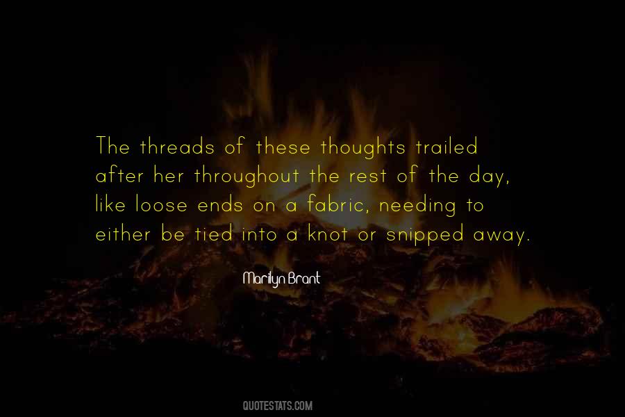 Quotes About Threads #1117416