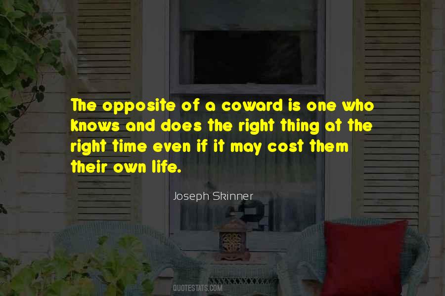 Brave Coward Quotes #1342800