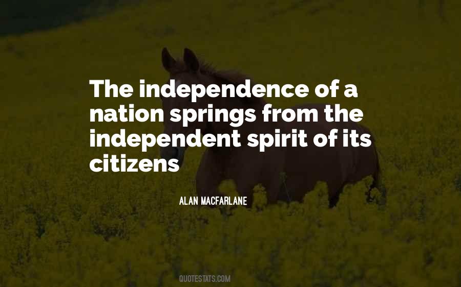 Quotes On Nation's Independence #393015