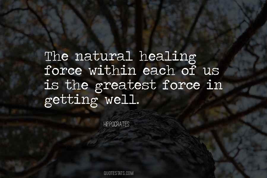 Quotes On Natural Healing #1097289