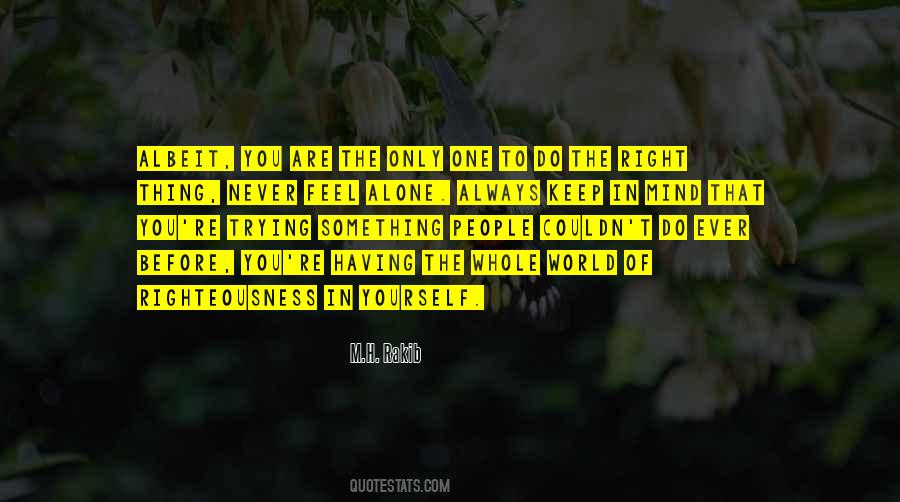 Quotes On Never Feel Alone #1058810