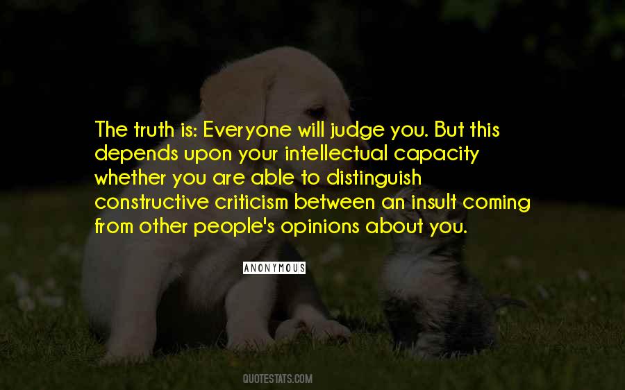 Truth About People Quotes #140297