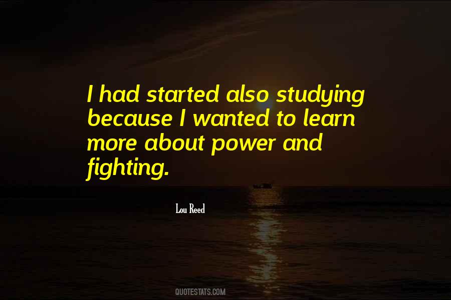 Power Study Quotes #12388
