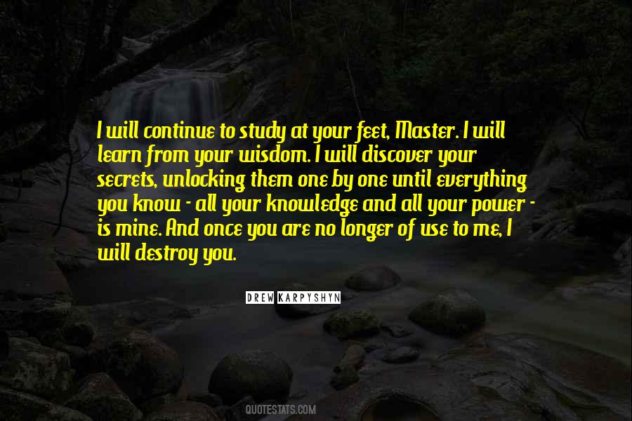 Power Study Quotes #1341062