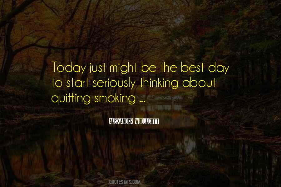 Quotes On No Smoking Day #128888