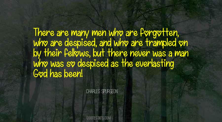 Forgotten And God Quotes #1066175