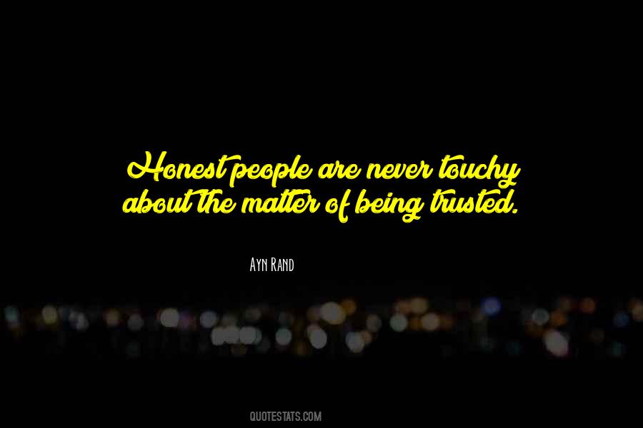 Quotes On Not Being Trusted #1785391