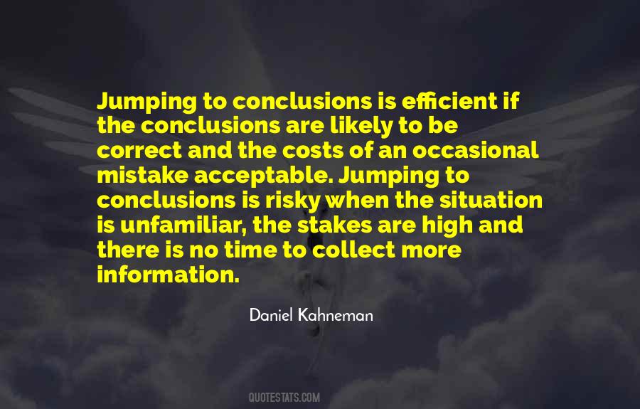 Quotes On Not Jumping To Conclusions #1042366