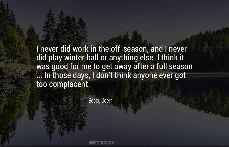 Quotes On Off Season #955065