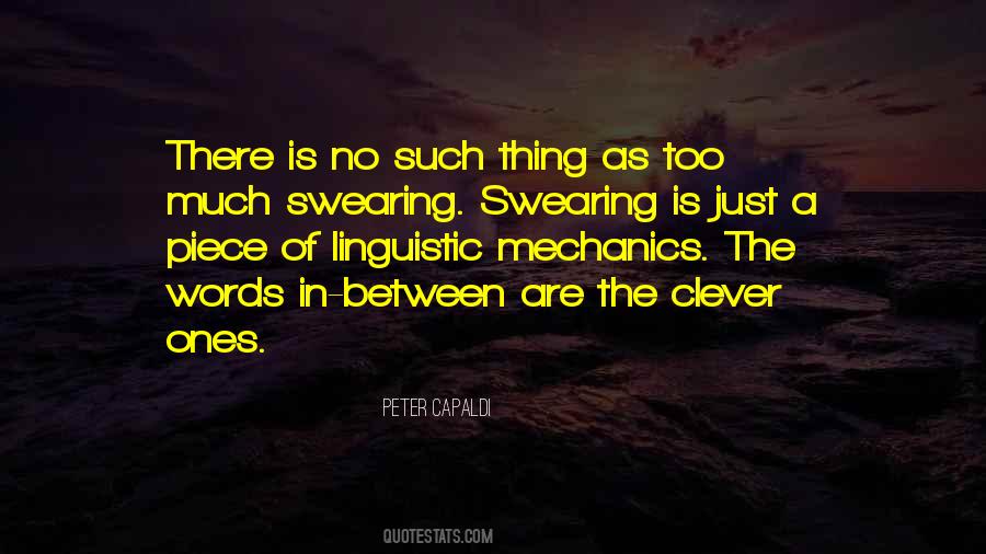 Quotes About Not Swearing #15103
