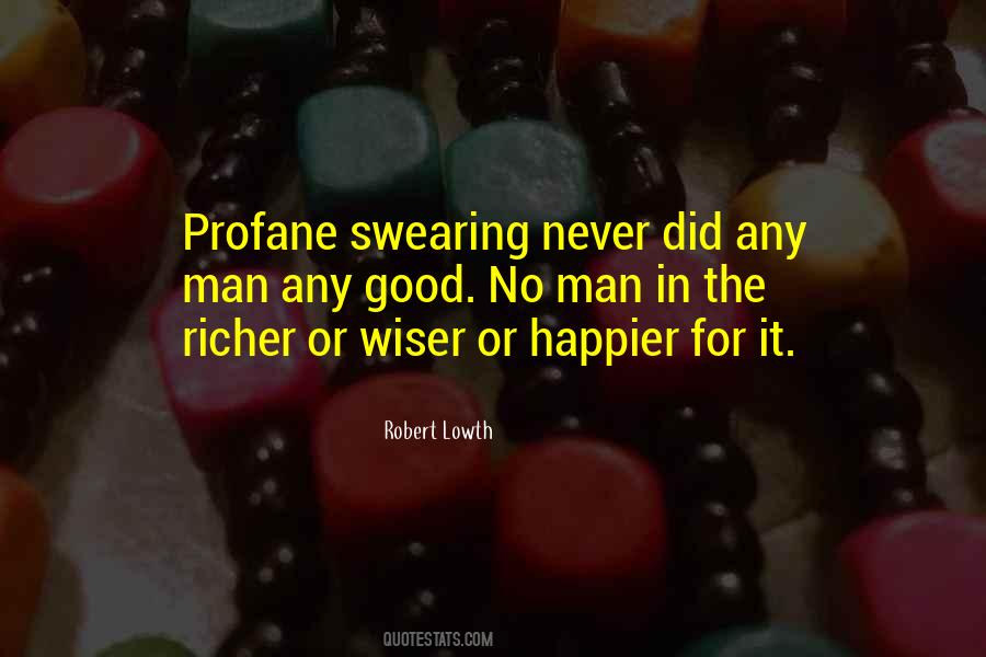 Quotes About Not Swearing #193095