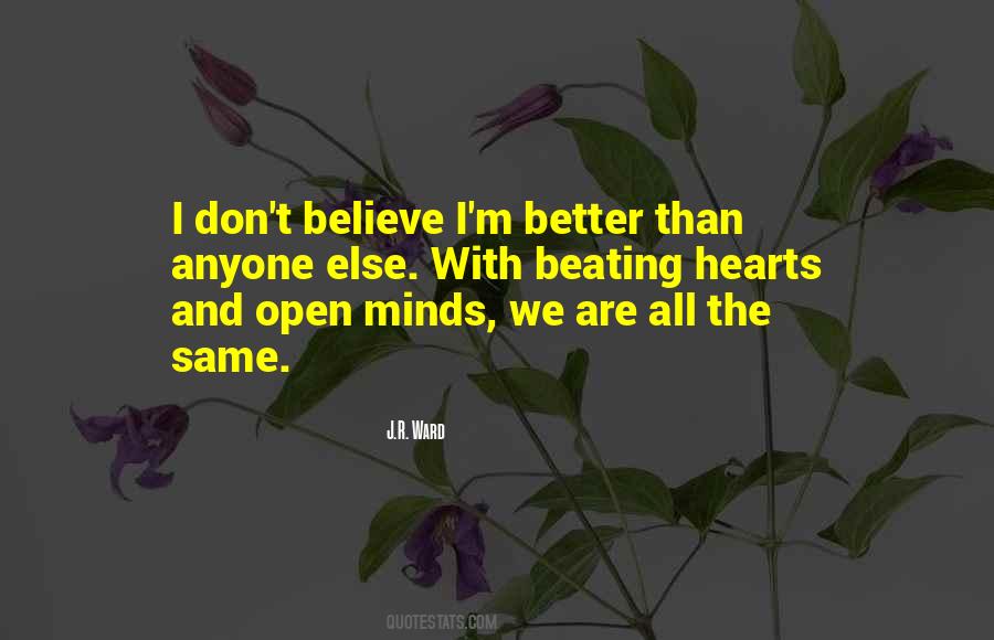 Quotes On Open Hearts And Minds #1312010