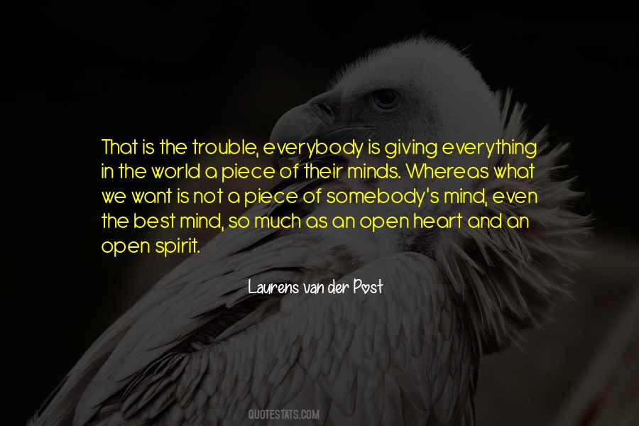 Quotes On Open Mind And Heart #1690497