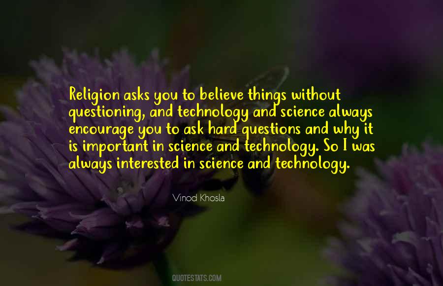 Questioning Things Quotes #585702