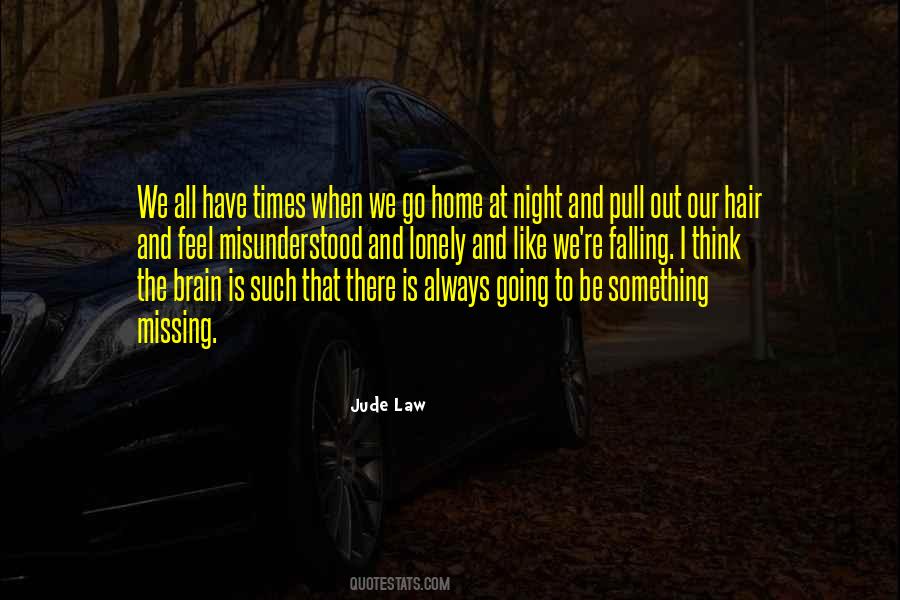 Lonely At Night Quotes #1317131