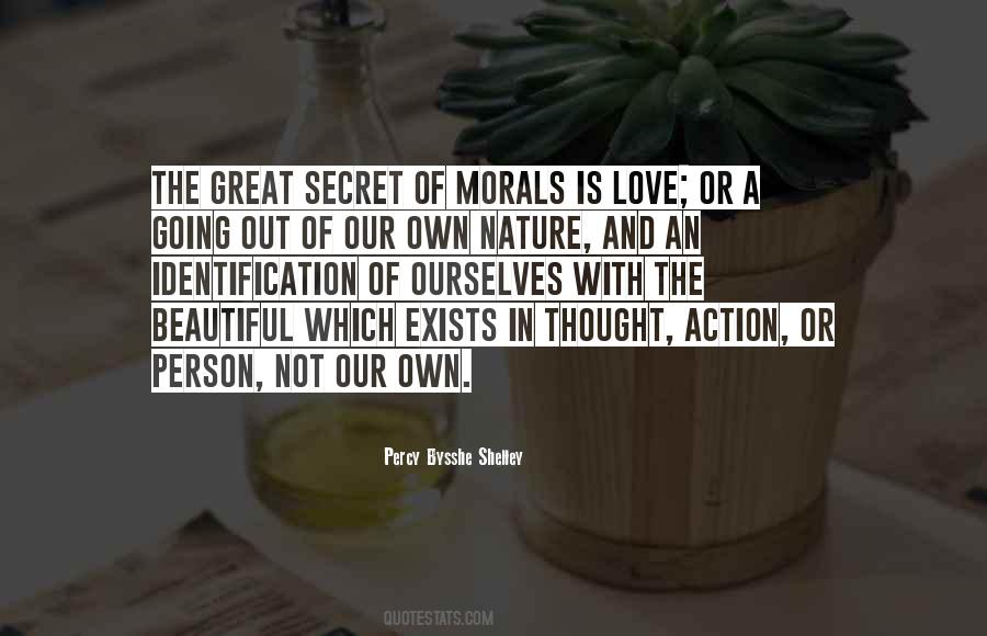 Morals Love Quotes #216447