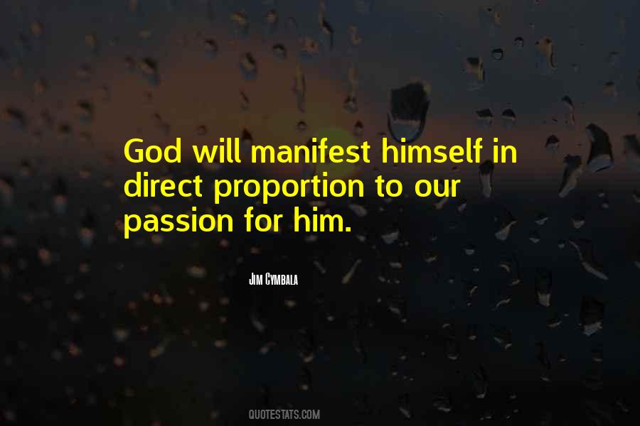 Quotes On Passion For God #560114