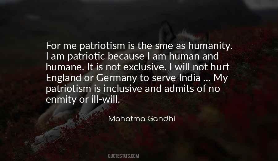 Quotes On Patriotism By Mahatma Gandhi #261743