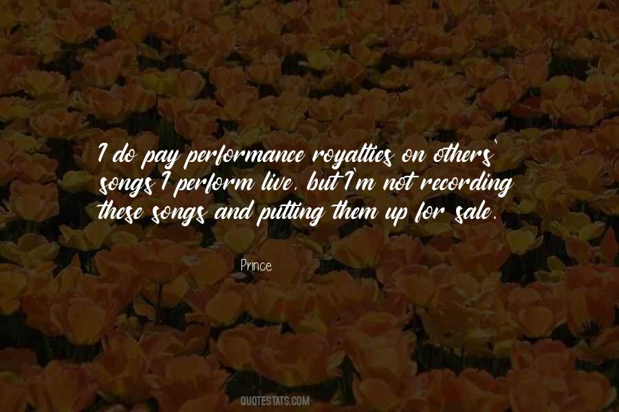 Quotes On Pay For Performance #1813409