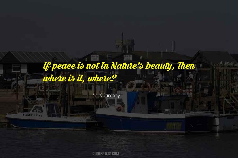 Quotes On Peace In Nature #1760773