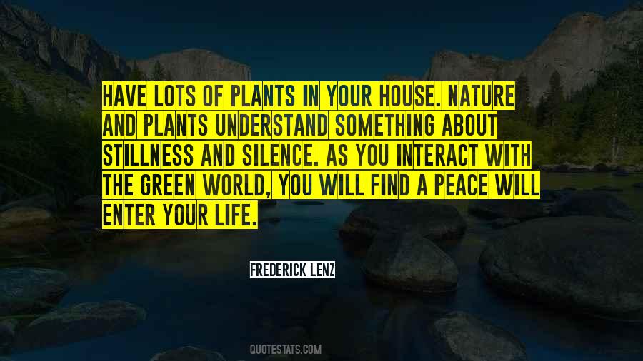 Quotes On Peace In Nature #244689