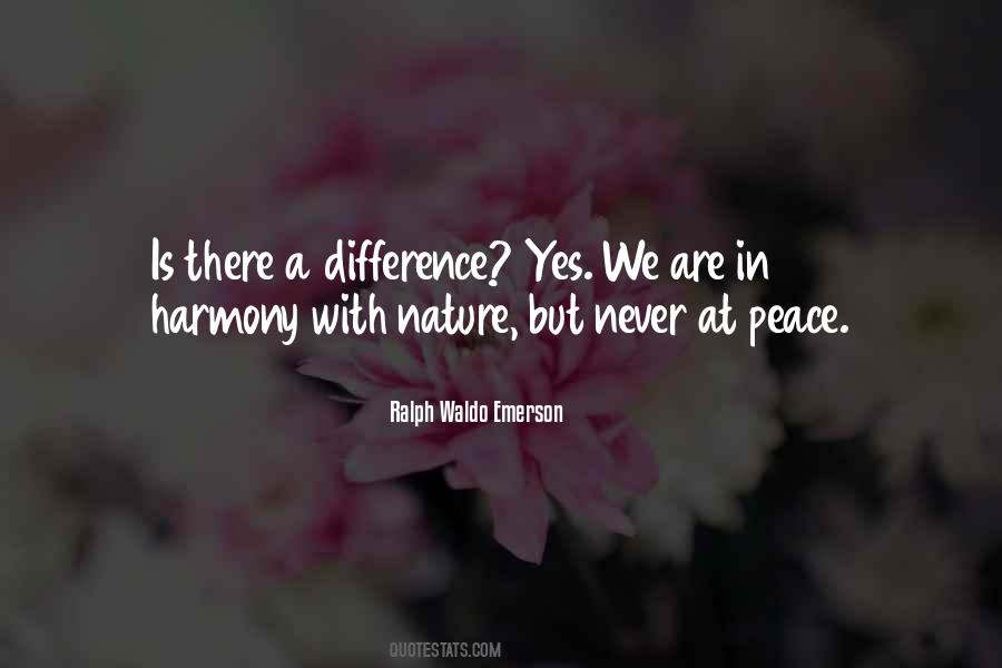 Quotes On Peace In Nature #367904