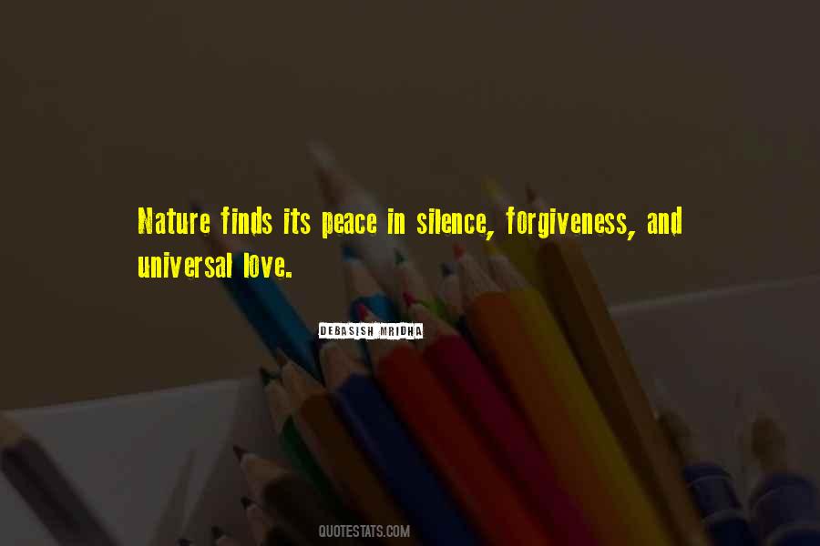 Quotes On Peace In Nature #554183